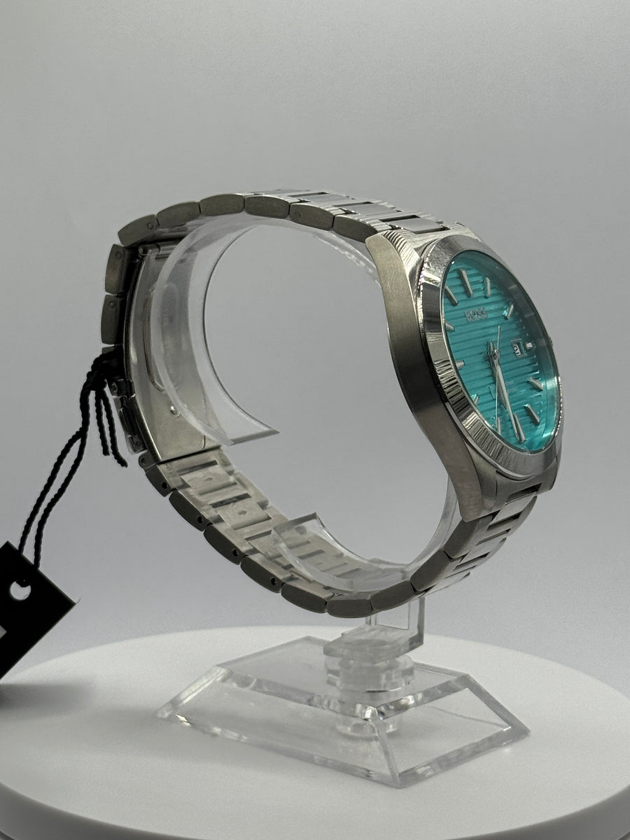 Hugo BOSS Strike 1513904, ice blue dial and steel bracelet, view 4