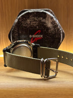 ABA Custom Build 'Onyx Field' — olive field strap detail