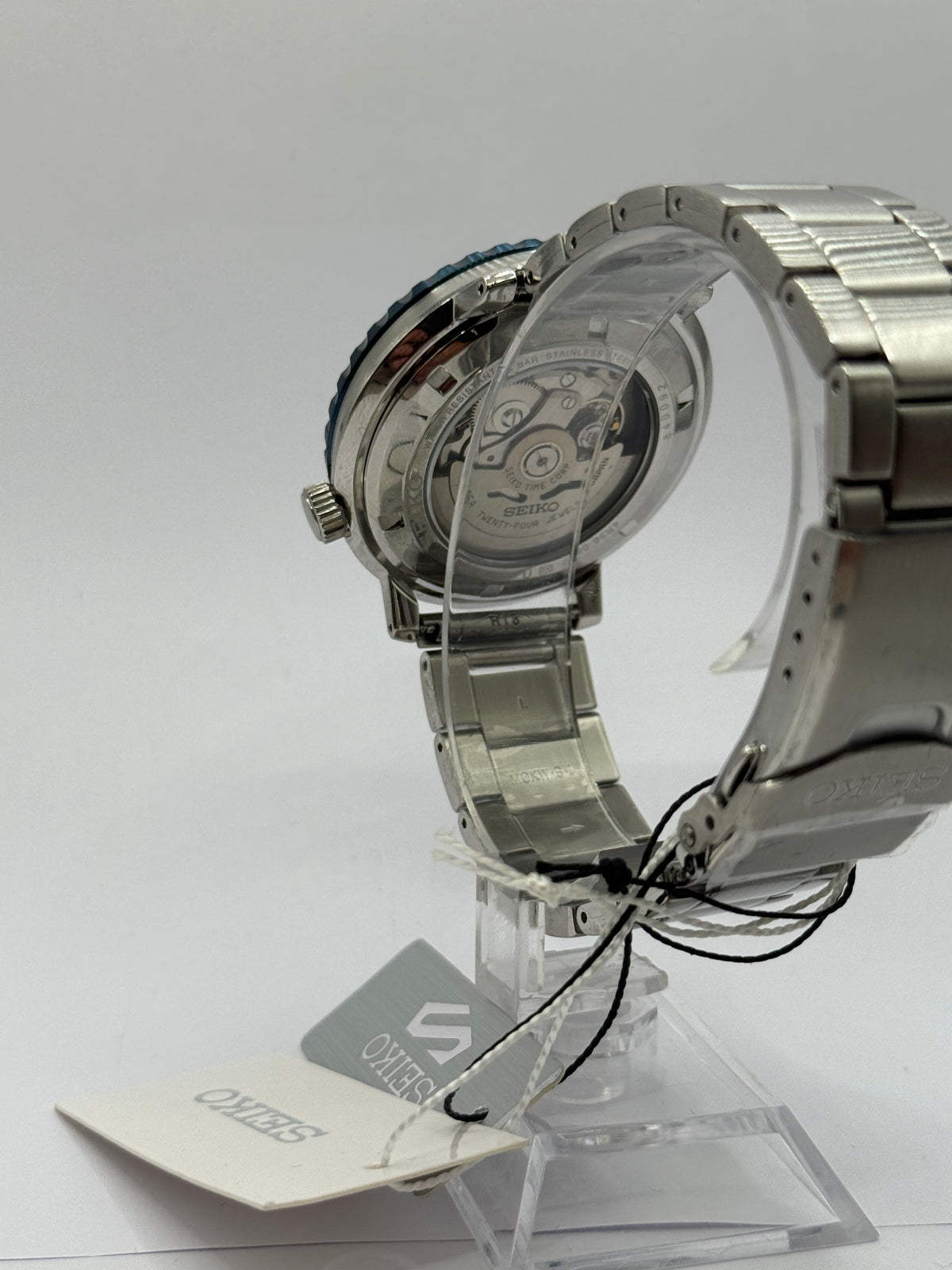Seiko 5 Sports Bottle Cap SRPC63J1, exhibition caseback
