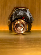 ABA Custom Build 'Rose Gold Edition' — caseback and strap detail