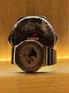 ABA Custom Build 'Silver Phantom' — silver dial detail