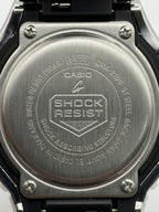 Casio G-SHOCK caseback, Shock Resist branding, base module