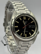 Seiko 5 Sports SNXS SRPK89K1, black dial at an angle