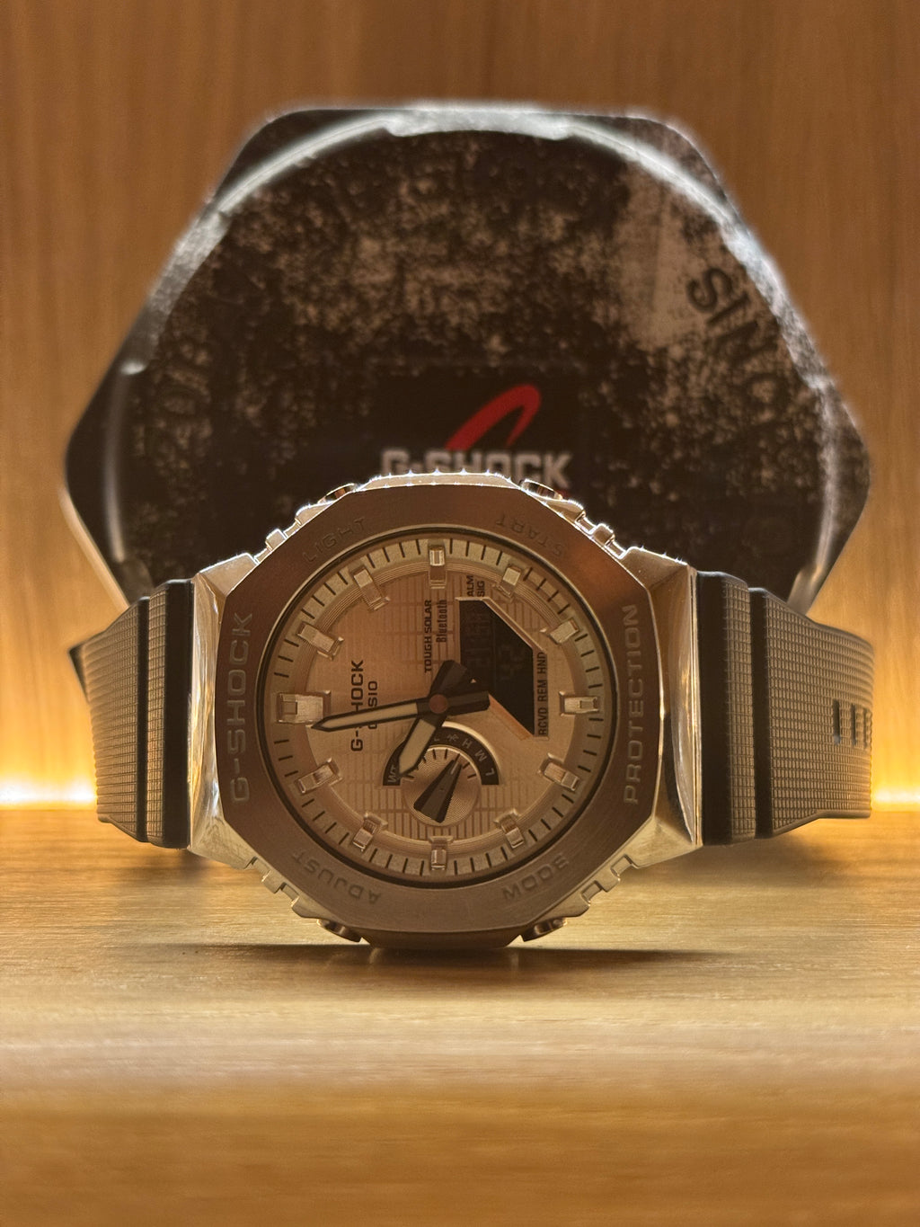 ABA Custom Build 'Silver Phantom' — steel bracelet detail