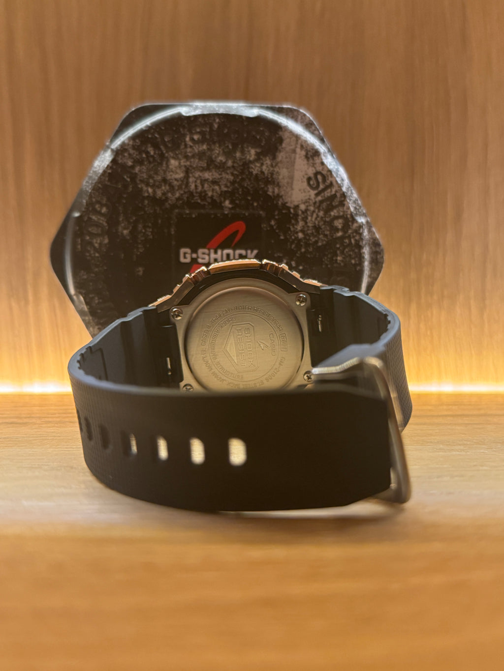 ABA Custom Build 'Rose Gold Edition' — genuine Casio GA-2100 base, bench-verified in London