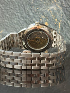 Seiko Presage 'Skydiving' SSK037J1 — ice blue sunburst dial detail