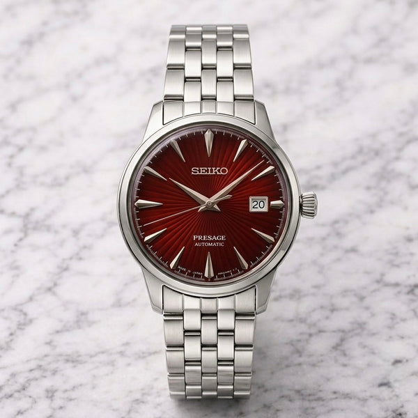 Gentleman's Seiko Presage 'Red Garnet' JDM Edition | Rare NOS Sunburst Dial