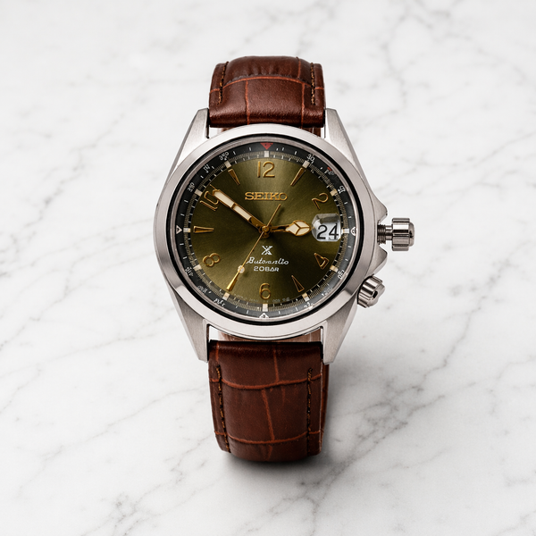 Seiko Prospex 'Alpinist' | Heritage Green Dial & Gold Accents (SPB121J1)