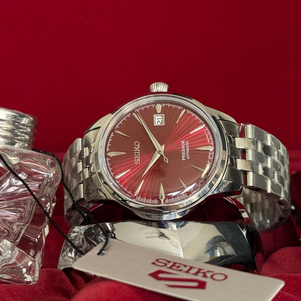 Gentleman's Seiko Presage 'Red Garnet' JDM Edition | Rare NOS Sunburst Dial