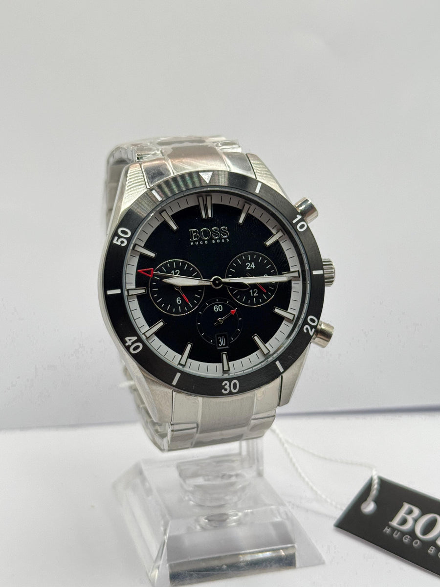 Hugo Boss chronograph side profile