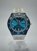 Timex Blueberry automatic diver, blue bezel, stainless steel