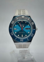 Timex Blueberry automatic diver, blue bezel, stainless steel