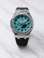 ABA custom G-Shock CasiOak, Tiffany blue dial