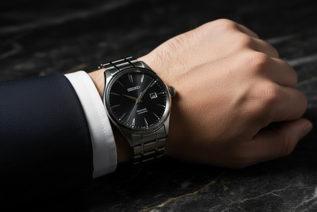 Seiko Presage Cocktail Time - Lifestyle Wrist Shot